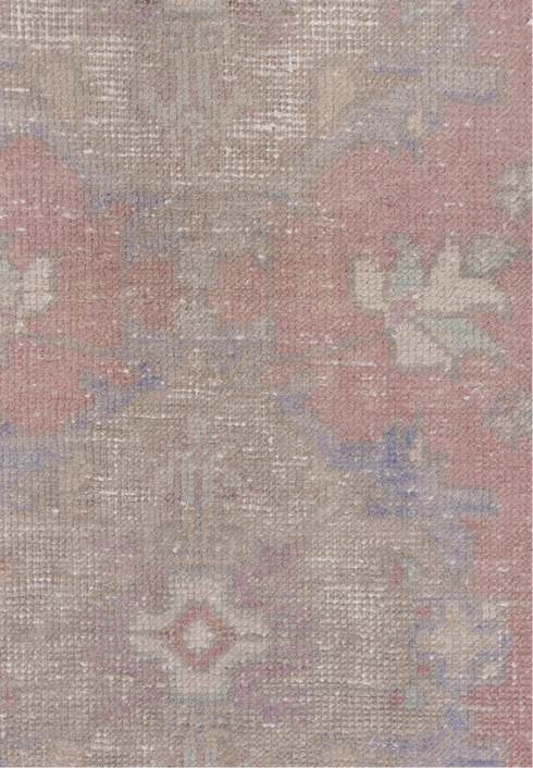 Vintage Oushak Runner Rug (3' x 10')
